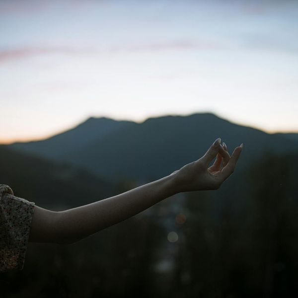 Serene landscape representing inner peace and energy